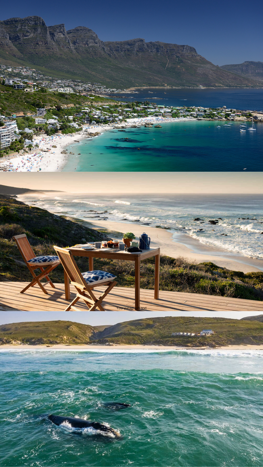 South Africa - Cape Town - beautiful beaches - Lekkerwater, Grootbos - whalewatching