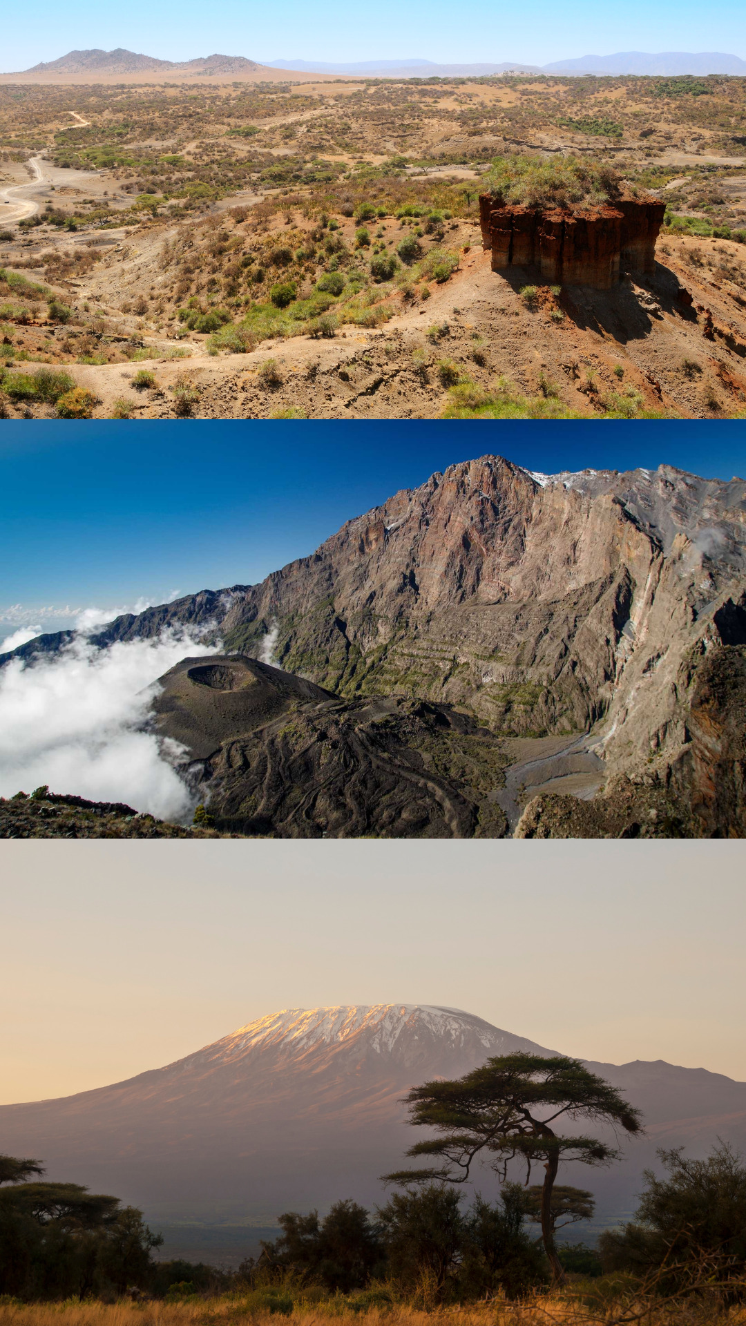 Tanzania - Olduvai Gorge - Mount Meru - Kilimanjaro 