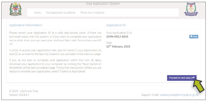 Tanzania Visa Application