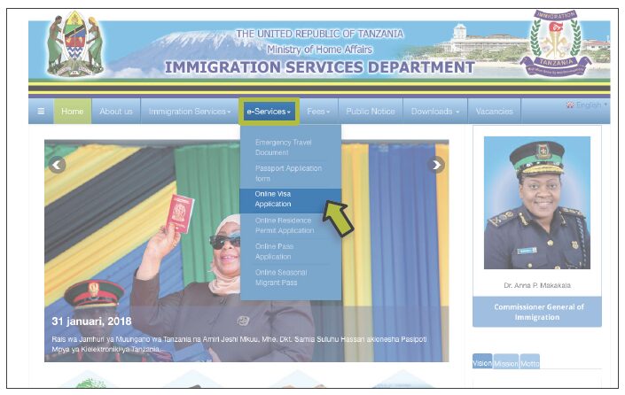 Tanzania Visa Application