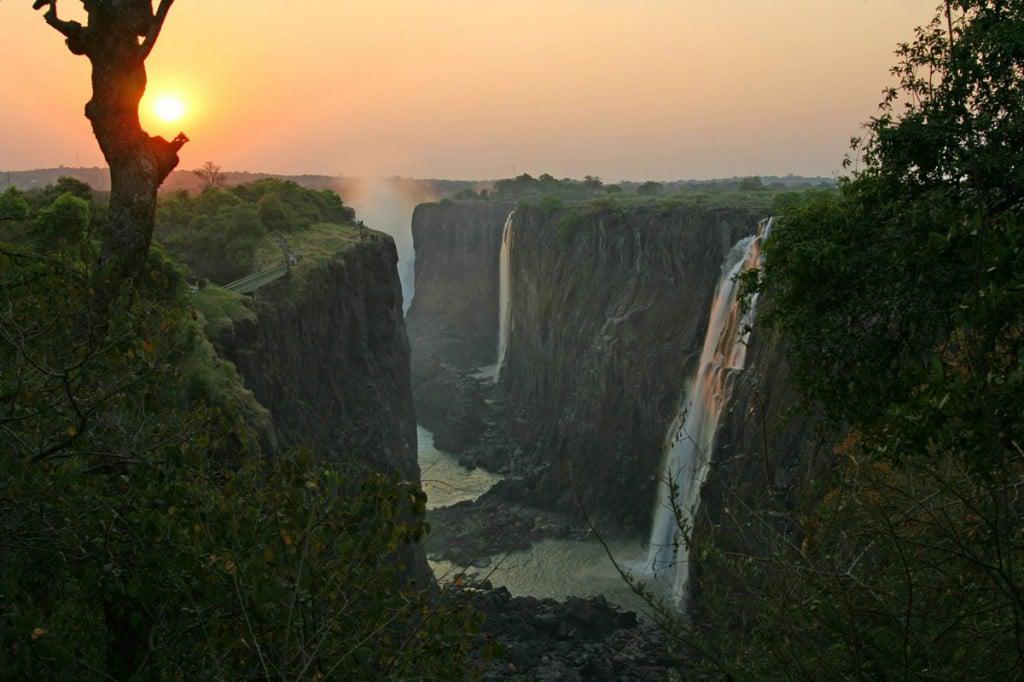 Victoria Falls Sunset
